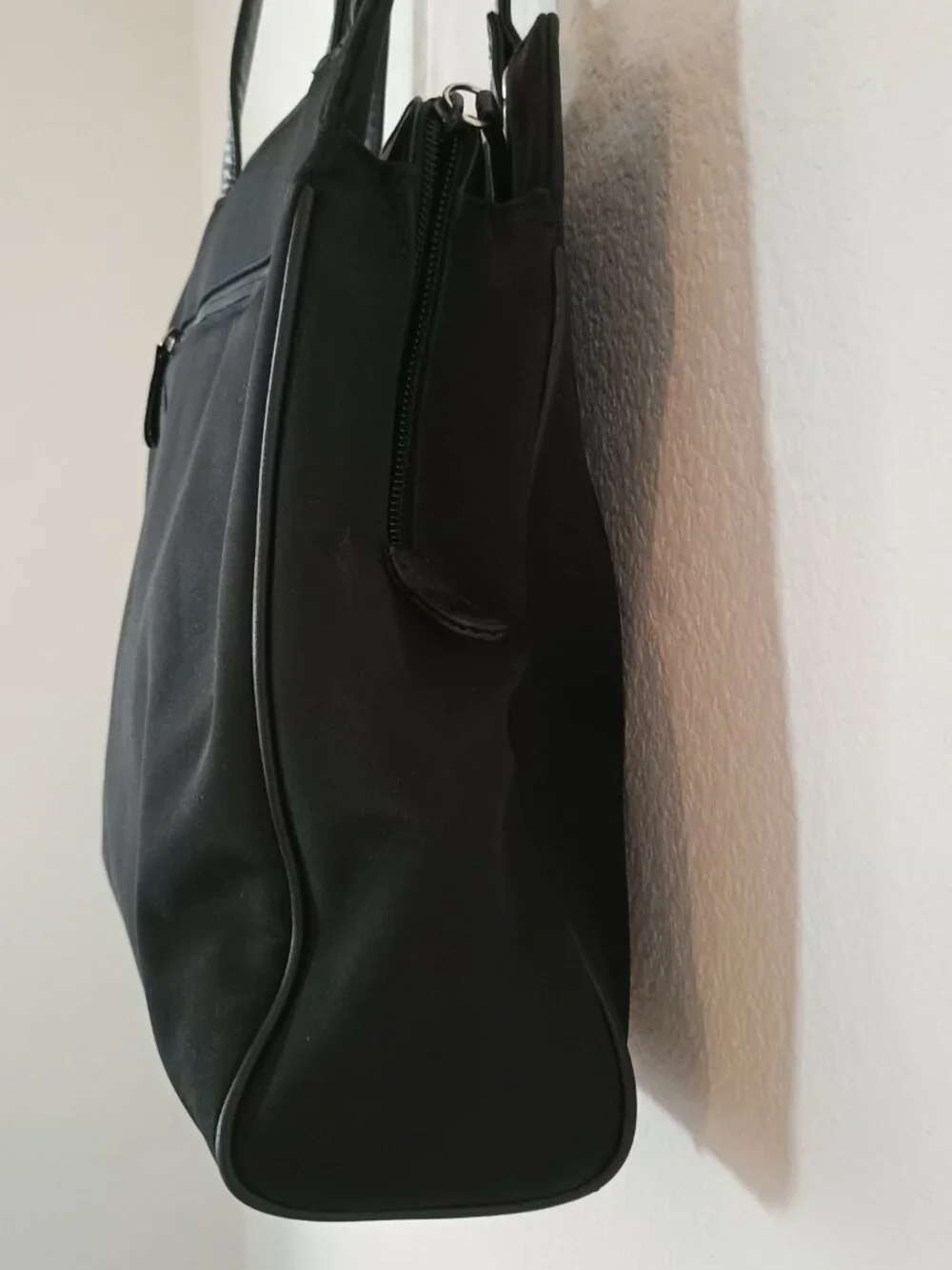NWOT Sereta Large Shoulder Bag Leather Trim Laptop Multi Layers & Pockets Preppy